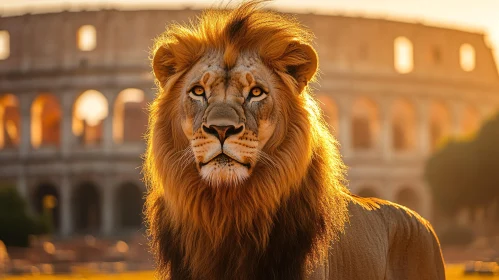 Regal Lion in Rome