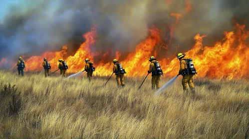 Firefighters in Action