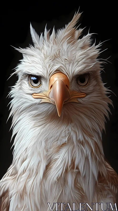 AI ART Eagle Close-Up in Detail