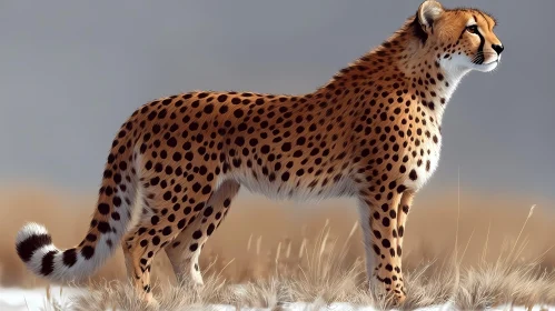 Cheetah in Its Natural Habitat