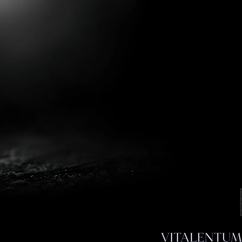 AI ART Textured Surface in Darkness - Minimalist Study