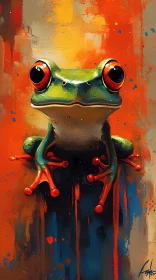 Vivid Frog Artwork