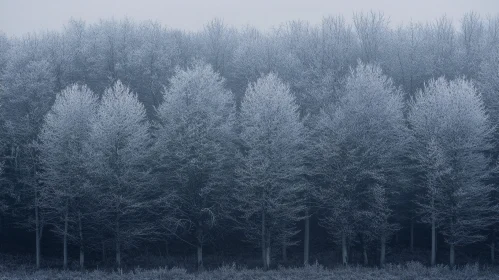 Frost-Kissed Winter Trees