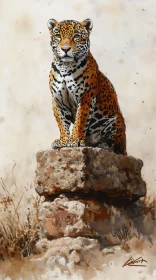 Powerful Big Cat Portrait
