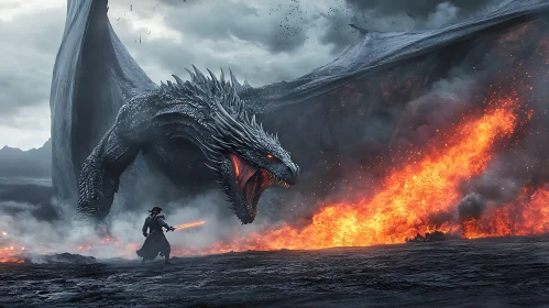 Dragon's Fury: Confrontation in Ash and Fire