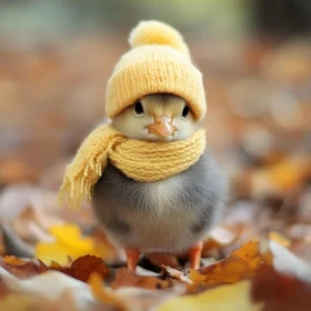 Baby Chick with Yellow Hat