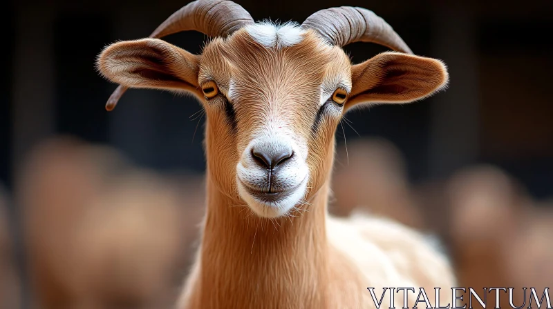 AI ART Intricate Goat Portrait