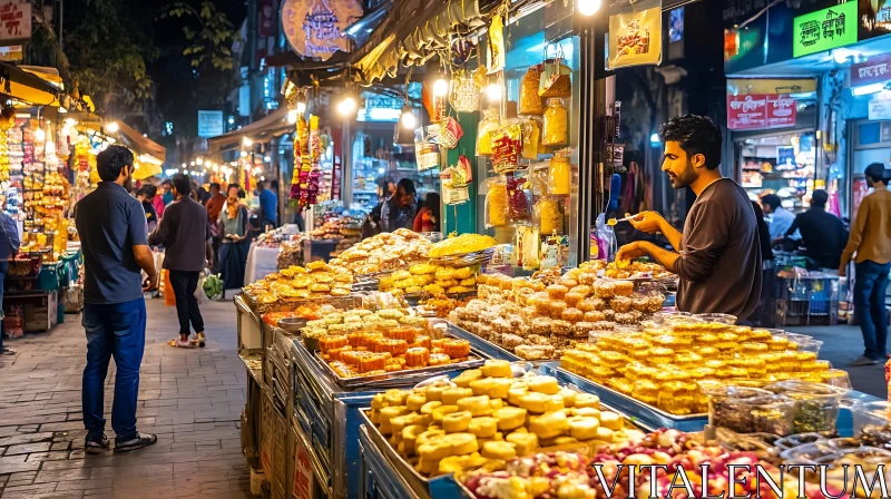 AI ART Night Market Sweets