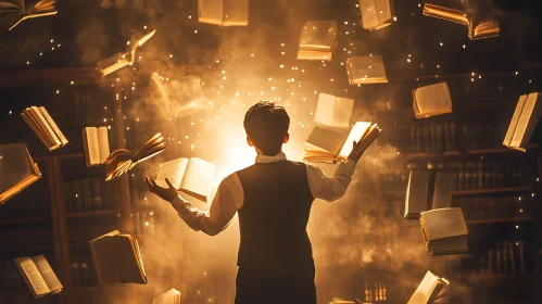 Mystical Library: A World of Literary Magic