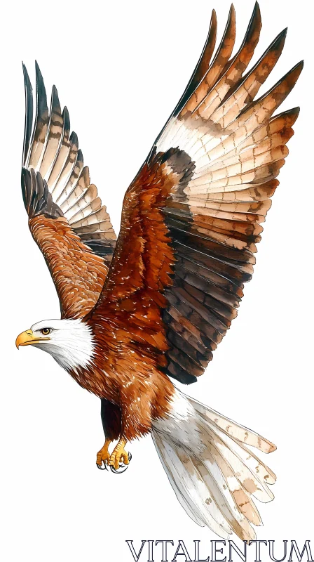 Majestic Eagle Art AI Image