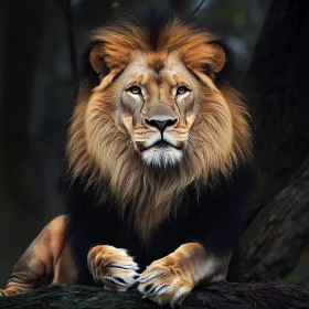 Lion in the Wild