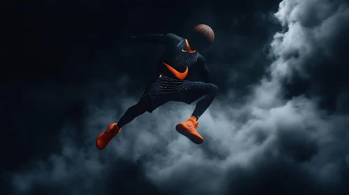 Athlete Mid-Air