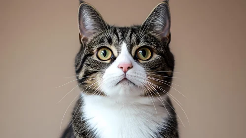 Close-Up of a Tabby Cat