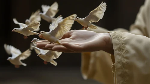 Doves of Peace Ascending