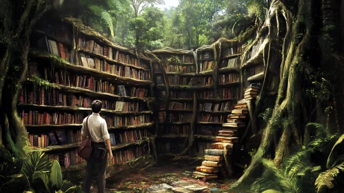 Hidden Library in the Woods