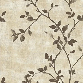 Artistic Branch Pattern with Leaves