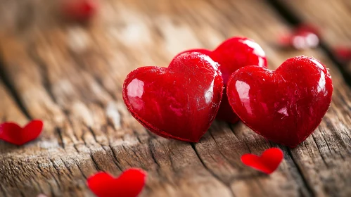 Hearts on Wood