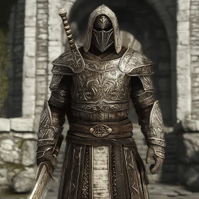 Warrior in Ornate Armor
