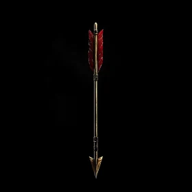 Golden Arrow in the Shadows