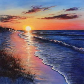 Ocean Sunset Serenity