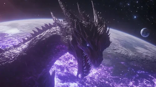 Cosmic Dragon in Space