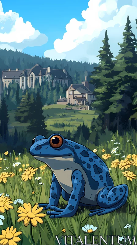 Blue Frog Meadow Tranquility