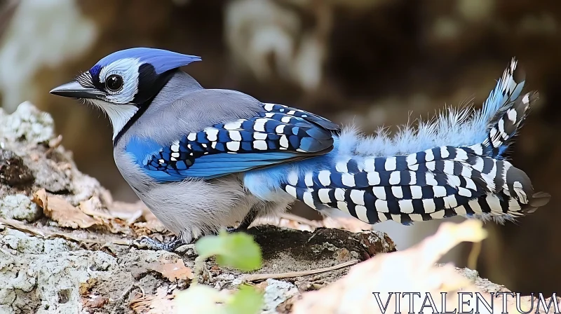 Striking Blue Jay in Natural Light