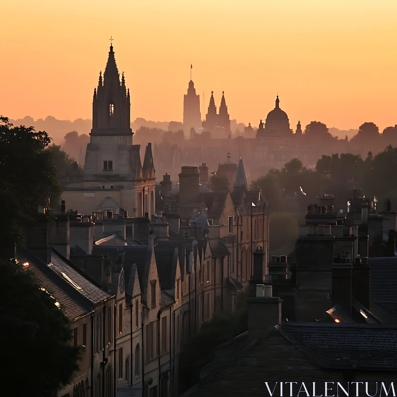 Urban Sunrise: A City's Morning Glow
