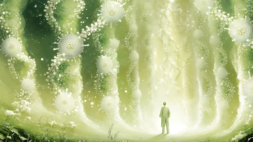 Ethereal Microscopic World Art Print