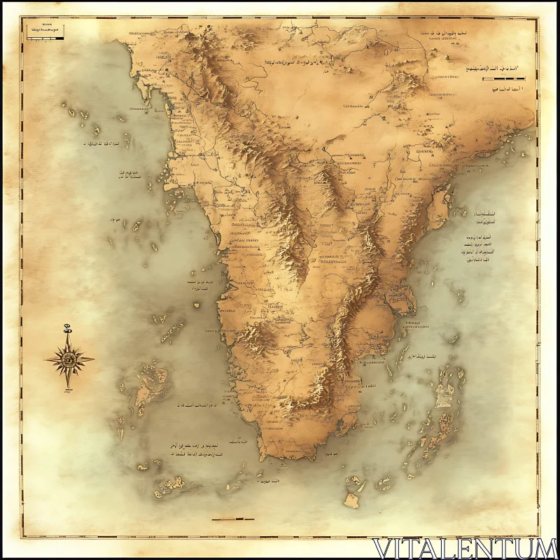 Vintage Cartography Art Print