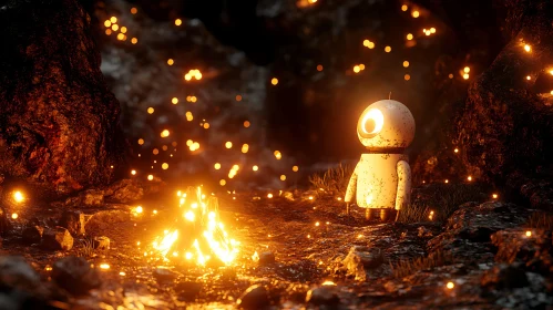 Robot and Fire