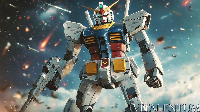 AI ART Heroic Gundam Robot