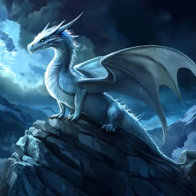 Fantasy Dragon Art: White Dragon