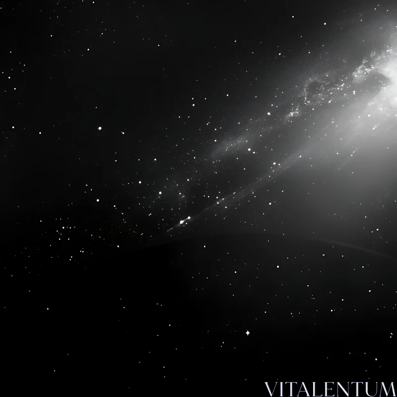 Ethereal Starry Night Galaxy