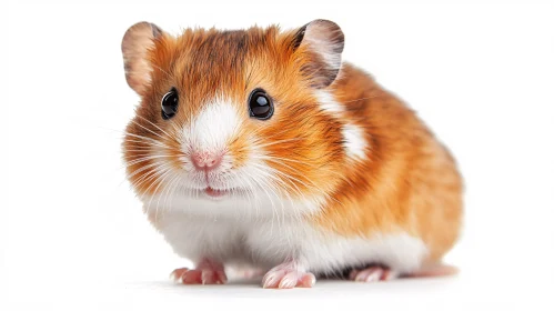 Charming Small Hamster Portrait