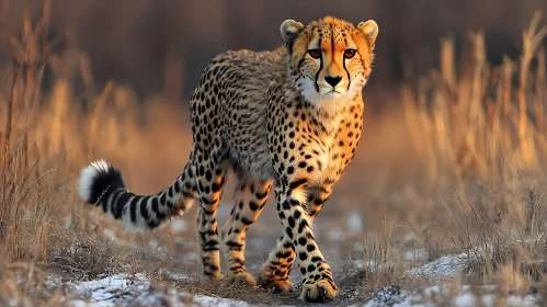 Graceful Cheetah in Natural Habitat