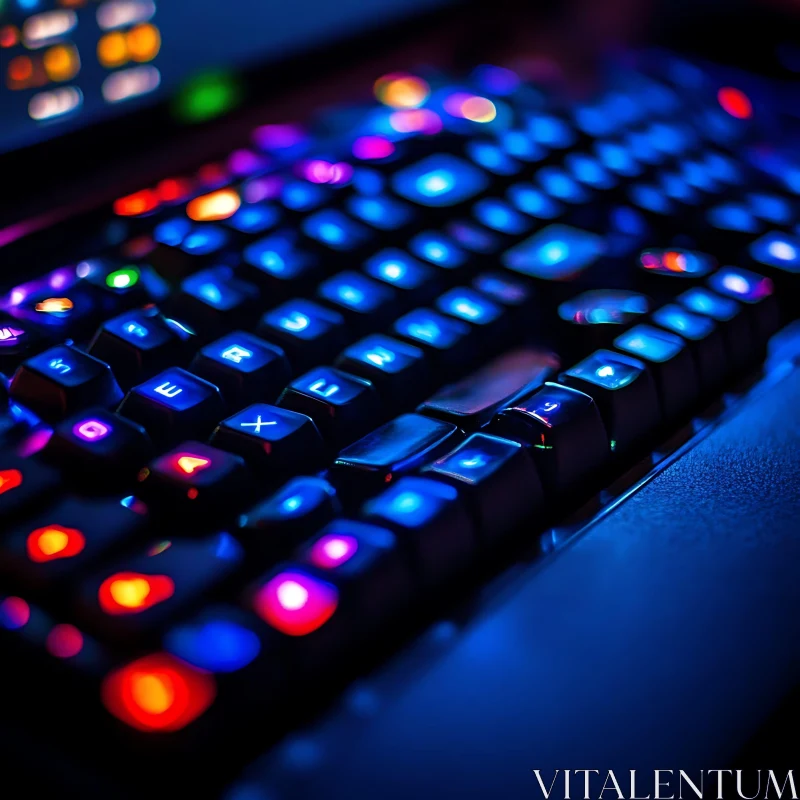 Colorful Gaming Keyboard with LED Lights
