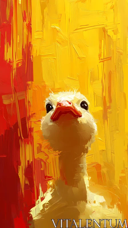 Artistic Duckling Portrait