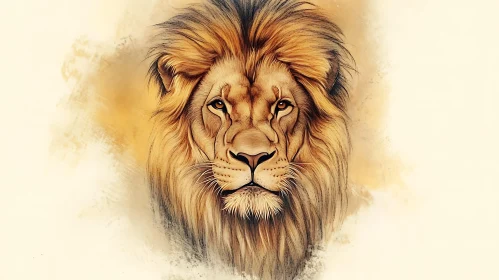 Majestic Lion Artwork