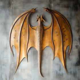 Dragon Wings Sculpture Wall Decor