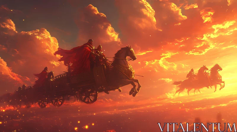 Sunset Ride of the Horsemen