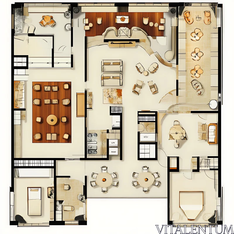 Detailed Home Interior Layout