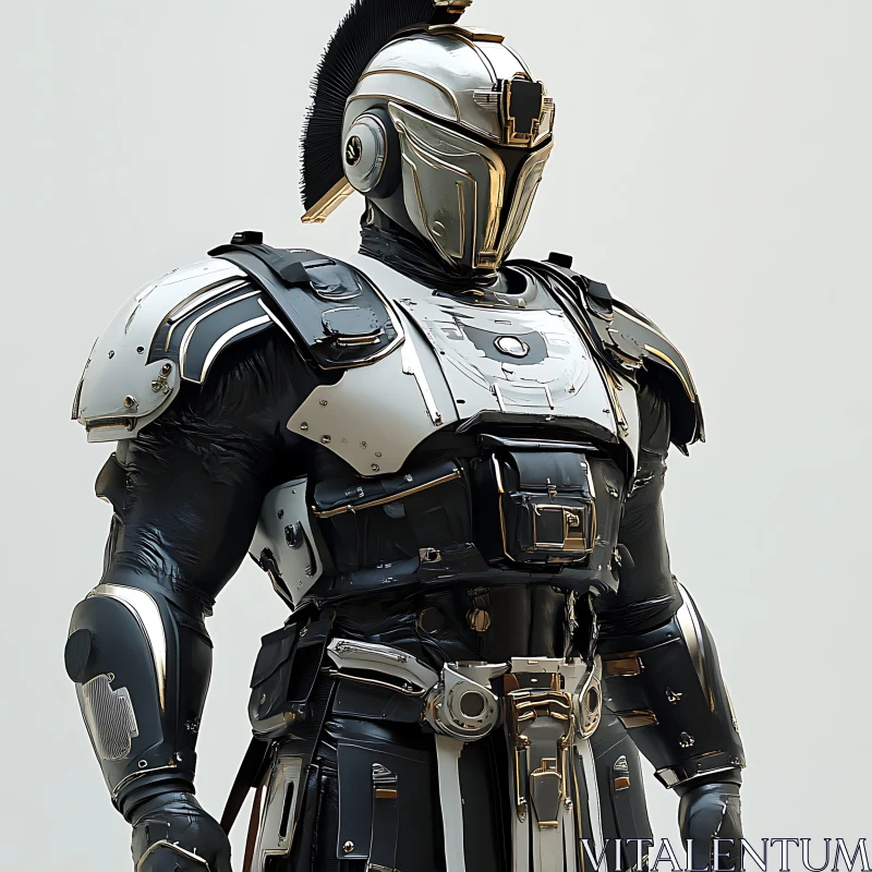 Armored Cyborg: A Fusion of Tech and War