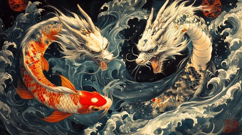 Mythical Sea Creature Artwork