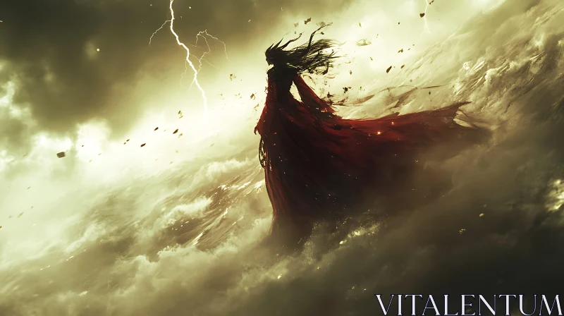 Red Dress in the Storm