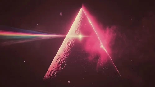 Moon Prism Rainbow Refraction