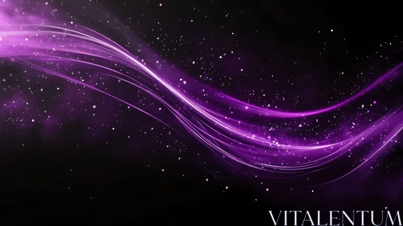 Luminous Purple Waves