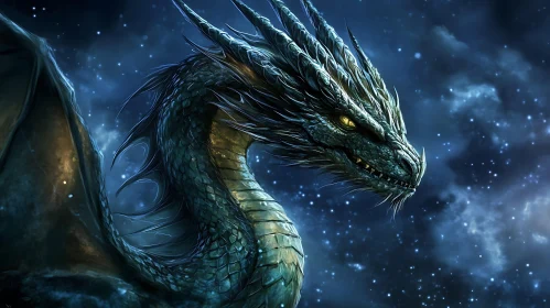 Dragon in the Night's Sky