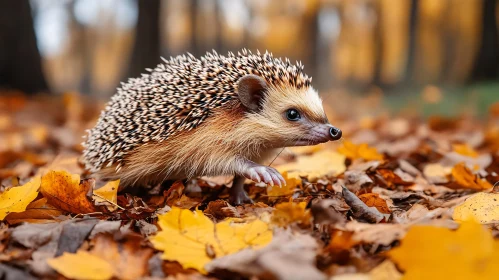 Hedgehog in Forest