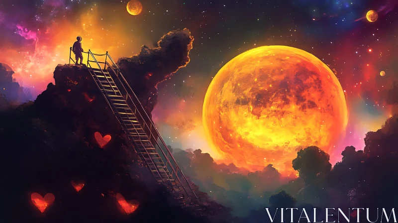 Stairway to the Stars: A Heartfelt Cosmic Dream